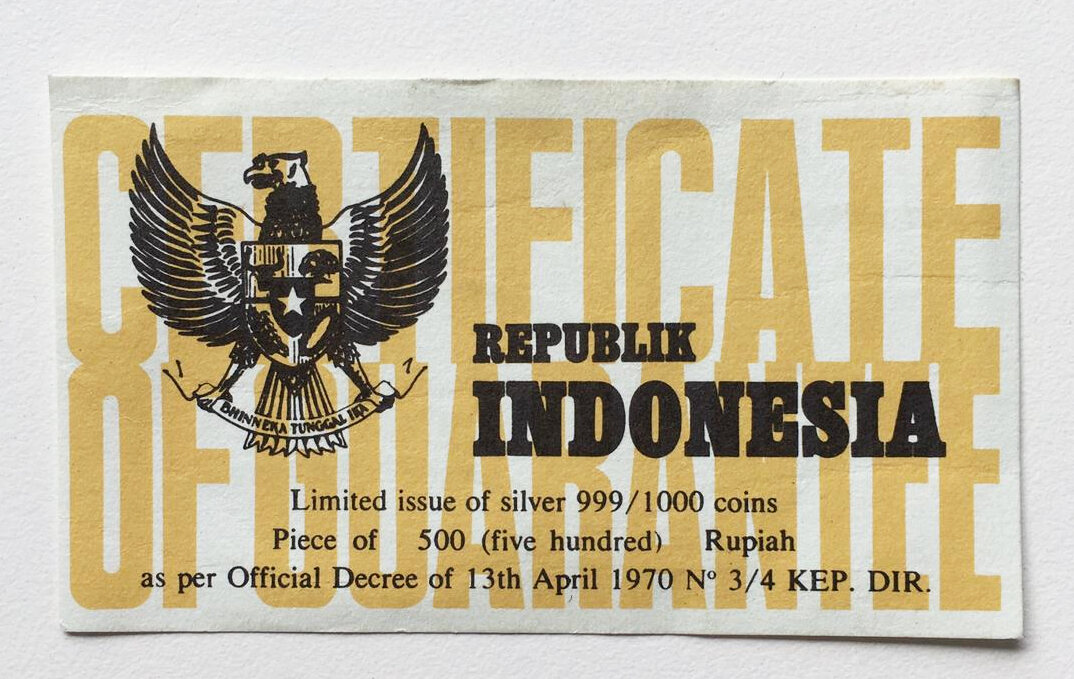 インドネシア 旧紙幣 1960年 スカルノ大統領 並品~美品 外国紙幣