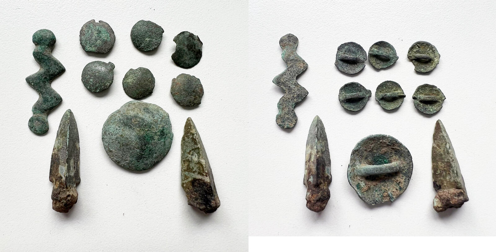 China Pre-Qin dynasty - Lot of bronze ND before 221 BC. | MA-Shops