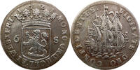 Netherlands (Republic), Holland - 6 Stuivers 'Scheepjesschelling“ 1721 s... 128.07 US$  +  232.86 US$ shipping