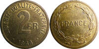 France, Gvt provisoire 2 Francs 1944 Philadelphie vz+ 139.72 US$  +  232.86 US$ shipping