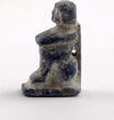 ca 688-343BC Egypt Late Period 26-30th Dynasty a lapis lazuli amulet of a scribe EF