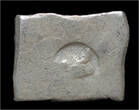 3rd cent BC India Mauryan Empire AR drachm (karshapana) VF