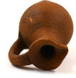 1st cent AD Roman a darkbrown pottery perfume vase EF