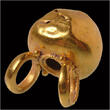 3rd cent BC-1st cent BC A unique Roman-Etruscan gold pendant VF+