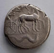 ca 466-405BC Sicily Syracuse Second Democracy AR tetradrachm. VF+