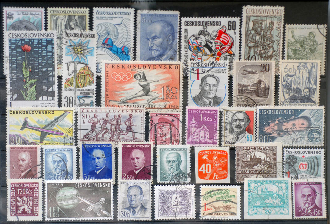Ceskoslovensko lot stamps (ST392)