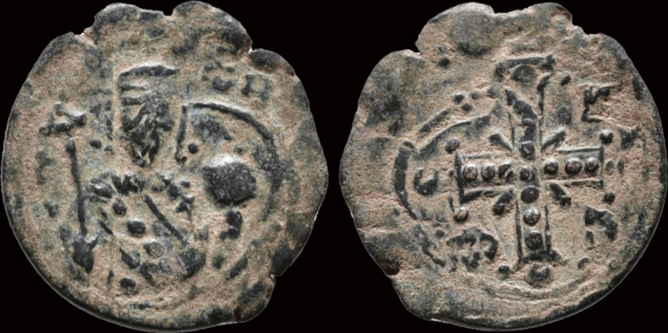 Byzantine 1081-1118AD Alexius I Comnenus AE tetarteron VF+ | MA-Shops