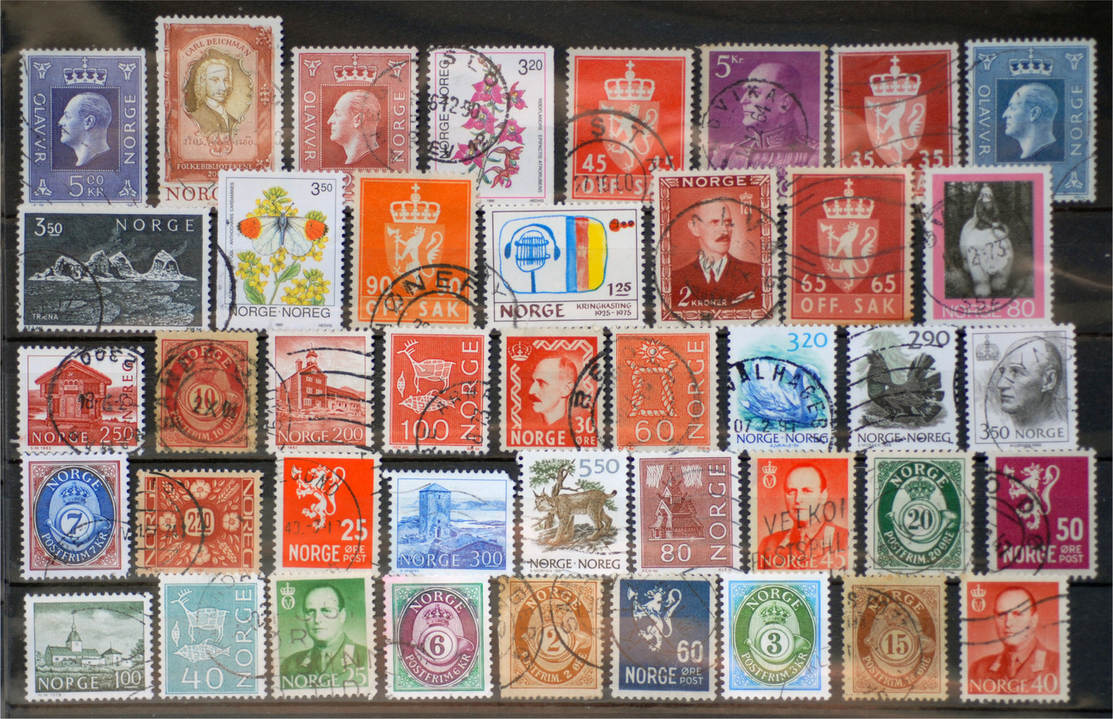 Norway-Lot stamps (ST488) | MA-Shops