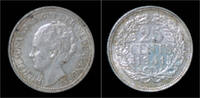 Netherlands 25 cent Netherlands Wilhelmina I 25 cent 1941 -