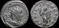 Roman antoninianus Volusian AR antoninianus Felicitas standing left -