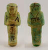 Egypt shabti Egypt TIP 21/22th Dynasty blue faience shabti of Nes(y)-Khonsu -