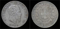 Italy 5 lire Italy Vittorio Emanuele II 5 lire 1869M -