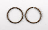 Thrace earrings A pair of Thracian silver earrings -