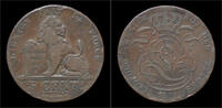 Belgium 5 centime Belgium Leopold I 5 centimes 1849 -