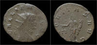 Roman antoninianus Gallienus billon antoninianus Aequitas standing left -
