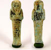 Egypt shabti Egypt Third Intermediate Period faience shabti of Anchef-en-Amun -