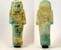 Egypt shabti Egypt TIP 21/22th Dynasty blue faience shabti of Nes(y)-Khonsu -