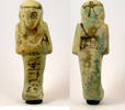 Egypt shabti Egypt TIP 21/22th Dynasty blue faience shabti of Nes(y)-Khonsu. -