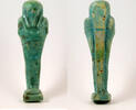 Egypt shabti Egypt Late period 30th dynasty green-blue faience ushabti -