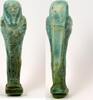 Egypt shabti Egypt Late period green-blue faience ushabti of Hor-Ankh -