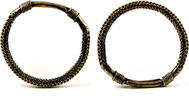 China bracelet China a Miao Hmong silver twisted bracelet. -