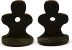 Medieval A nice and rare medieval bronze wax seal matrix. -