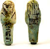 Egypt shabti Egypt TIP 21-22th dynasty very rare blue faience shabti for Pa-Shed-meref. -
