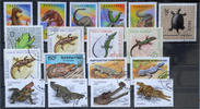 Reptiles Reptiles- lot stamps (ST282)