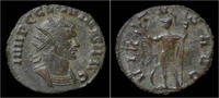 Roman antoninianus Claudius II Gothicus billon antoninianus Virtus standing left