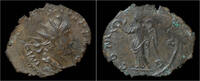 Roman antoninianus Tetricus I billon antoninianus Victory standing left
