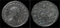 Roman antoninianus Aurelian silvered antoninianus Sol advancing left