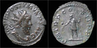 Roman antoninianus Postumus AR antoninianus Postumus standing left
