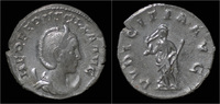 Roman antoninianus Herennia Etruscilla AR antoninianus Pudicitia standing left