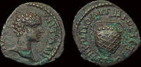 Moesia Inferior Assarion Moesia Inferior Nikopolis ad Istrum Caracalla AE assarion basket of fruit -