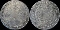 1/2 kroon 1756 Austrian Netherlands Austrian Netherlands Maria-Theresia 1/2 kroon (couronne) 1756 VF+