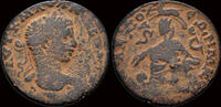 Seleucis and Pieria AE31 Seleucis and Pieria Antioch Elagabalus AE31 Tyche seated left -