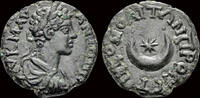 Moesia Inferior AE assarion Moesia Inferior Nicopolis ad Istrum Caracalla AE assarion star and crescent -