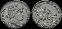 Roman centenionalis Magnentius AE centenionalis emperor on horseback -