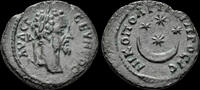 Moesia Inferior AE19 Moesia Inferior Nicopolisad Istrum Septimius Severus AE19 crescent and 4 stars -