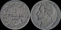 Belgium 1 frank Belgium Leopold I 1 frank 1835 -