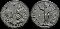 Moesia Inferior AE27 Moesia Inferior Odessos Gordian III AE27 Serapis standing facing -