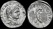 tetradrachm 198-217AD Seleucis and Pieria Syria Seleucis and Pieria Antioch  Caracalla AR tetradrachm EF