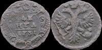 1 denga 1731 Russia Russia Anna Ivanova 1 denga 1731 VF+