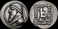 Parthian Kingdom tetradrachm Parthian Kingdom Mithradates II AR tetradrachm -