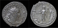 Roman antoninianus Trajan Decius AR antoninianus Genius standing left
