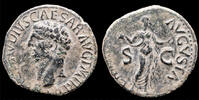 Roman As Claudius AE As Libertas standing facing -