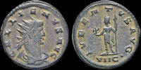 Roman antoninianus Gallienus billon antoninianus Gallienus standing left -
