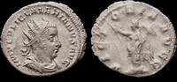 Roman antoninianus Valerian I AR antoninianus Victory standing left -