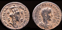 Syria AE octassarion Syria Antioch Philip II AE octassarion bust of Tyche to right -