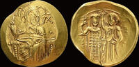 Byzantine hyperpyron Empire of Nicaea John III Ducas Vatatzes gold hyperpyron -